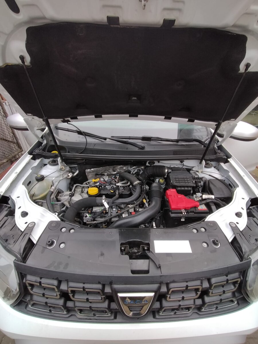 Înainte - Curățare compartiment motor